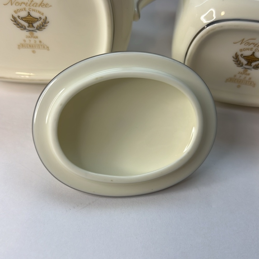 Noritake Bone China Buenavista Cream and Sugar Japan - Picture 7 of 7